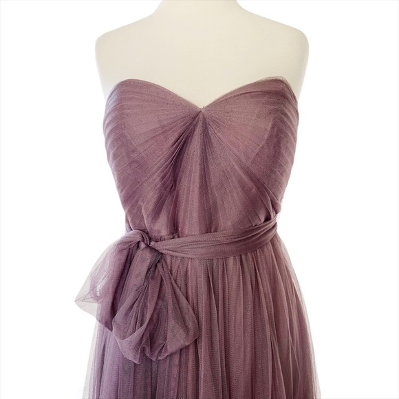 Jenny Yoo Lilac convertible bridesmaid gown size 8 - Picture 3 of 9